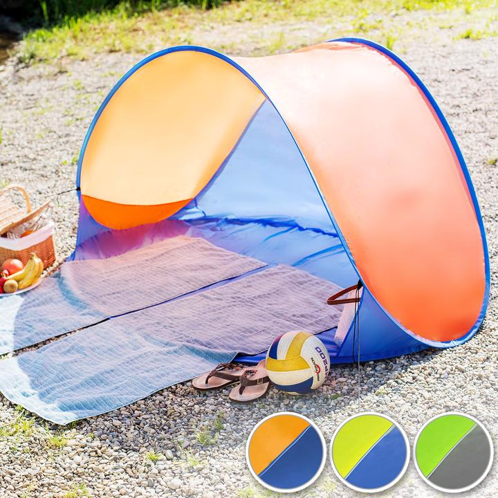Image du produit tectake Pop-Up beach shell jasmine (Tente tunnel, 1.20 kg, 2 personnes)