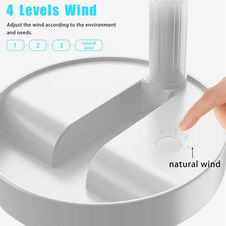 Actual product image AICase Höhenverstellbarer Tisch- und Standventilator (40 dB)