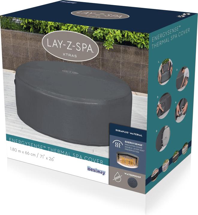 Immagine prodotto Bestway Lay-Z-Spa Coperta termica rotonda 180x66cm