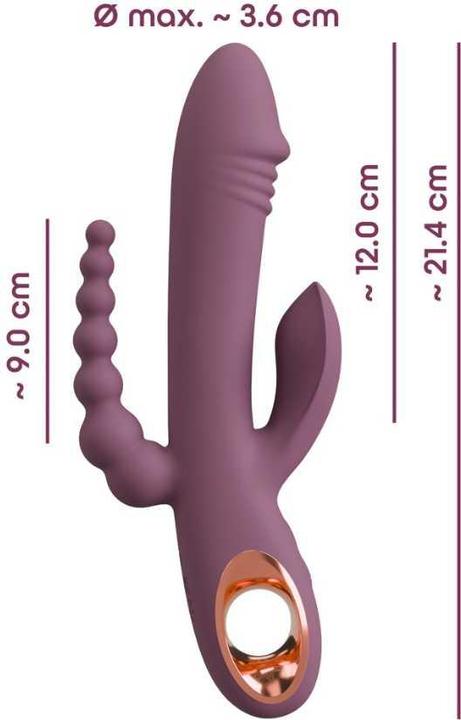 Actual product image You2Toys Slim Triple Plum