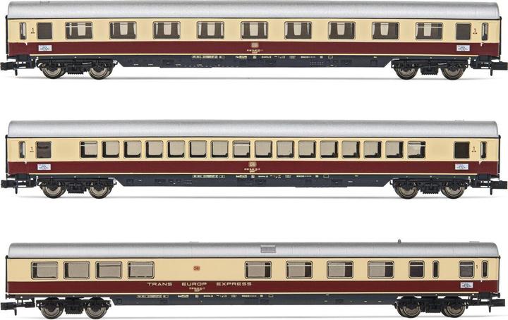 Produktbild Hornby DB 3 TEE -Wagen Bavaria Apm121,vm111,ARDm106 ep.IV (Spur N)