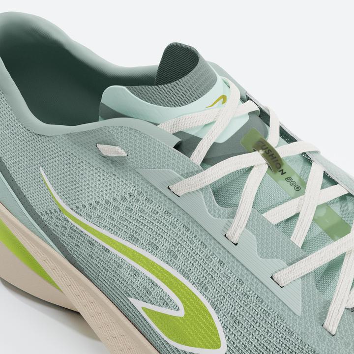 Actual product image Kiprun Laufschuhe Damen - Cushion 500 grün (37)