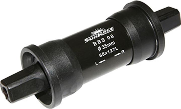 Actual product image SunRace square bottom bracket with resin cup to be fitted 127 mm 38 mm
