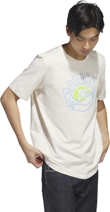 Actual product image adidas Mens Change Through Graphic Sports T-Shirt (S)