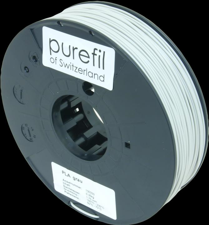 Produktbild Purefil Filament (PLA, 1.75 mm, 350 g, Grau)