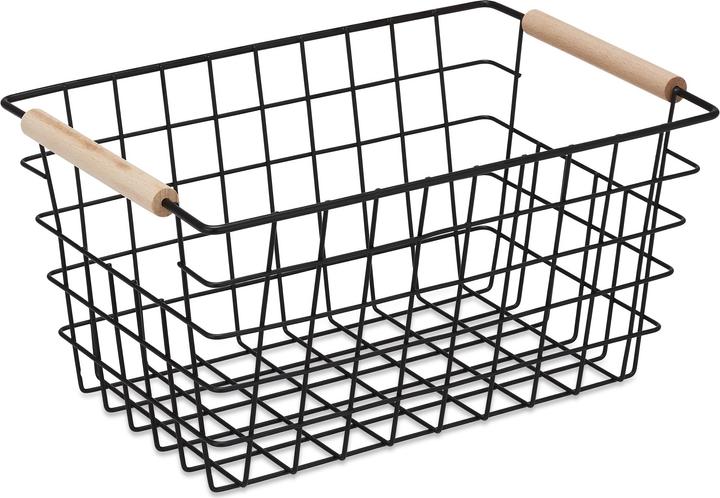 Actual product image Relaxdays Wire basket (1 x, 31 x 21 x 16 cm)