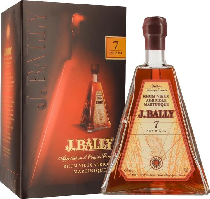 Actual product image Bally J. Rhum Vieux Agricole Martinique 7 Ans D'Âge 45% Vol. 0,7l in gift box (1 x 70 cl)