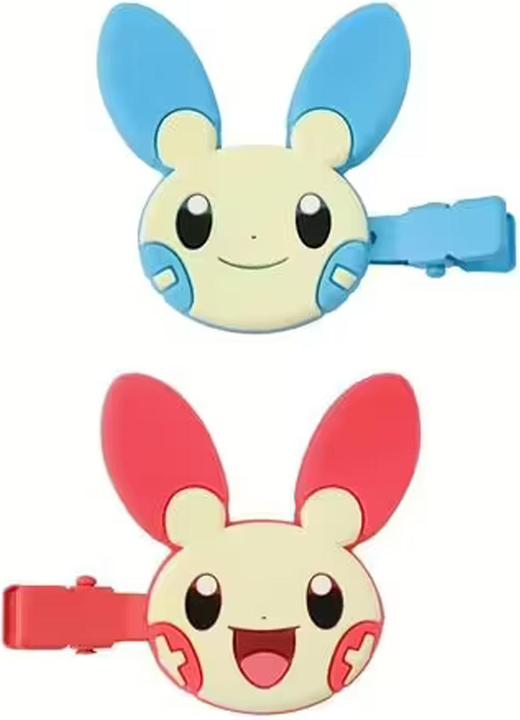 Actual product image Pokémon Hair Clip Plusle & Minun