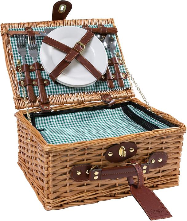 EGenuss Picknickkorb mit Kühlfach