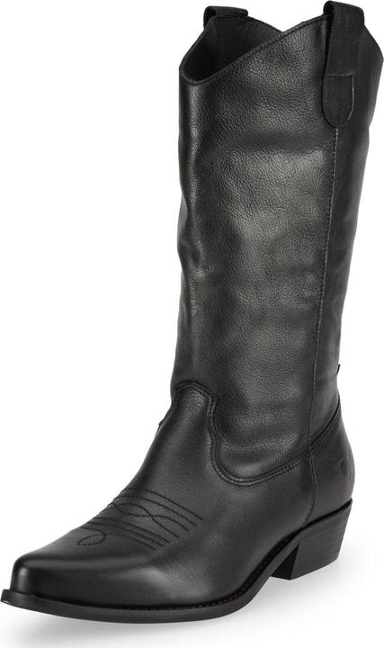 Felmini Der breite Cowboy-Stiefel Gerbera W040 von aus Leder ist eine auffällige und bequeme Wahl fü