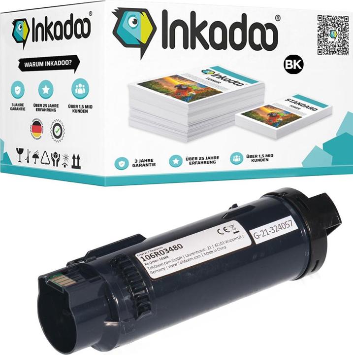 Produktbild Inkadoo Kompatibel Toner für Xerox WorkCentre 6515 DN (BK)