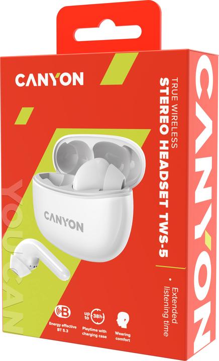 Actual product image Canyon TWS-5 (No noise cancelling, 7.50 h, Wireless)