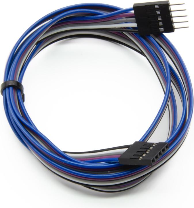Actual product image Purecrea 5Pin Male-Female Dupont Jumper Cable 1m
