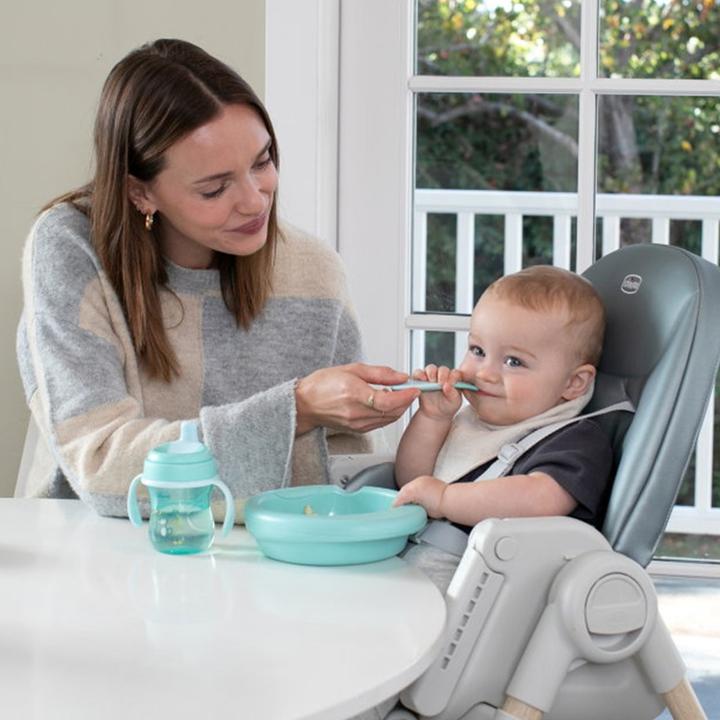 Actual product image Chicco Erster türkisfarbener Löffel ab 8 Monaten