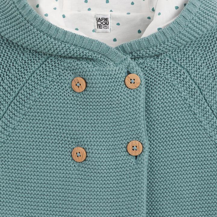 Produktbild La Redoute Collections Strickjacke mit Kapuze (86)