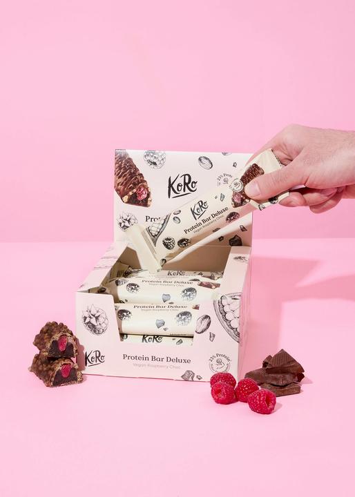 Image du produit KoRo Protein Bar Deluxe Vegan Framboise Choc (Framboise, 1 pcs, 660 g)