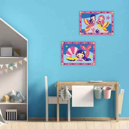 Actual product image Ravensburger Painting by numbers - Enchanting mermaids