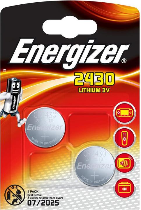 Produktbild Energizer CR2430 Lithium (2 Stk., CR2430, 320 mAh)