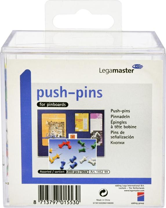 Actual product image Legamaster Pin Pin White, 50 Piece (200 Piece, 80 mm)