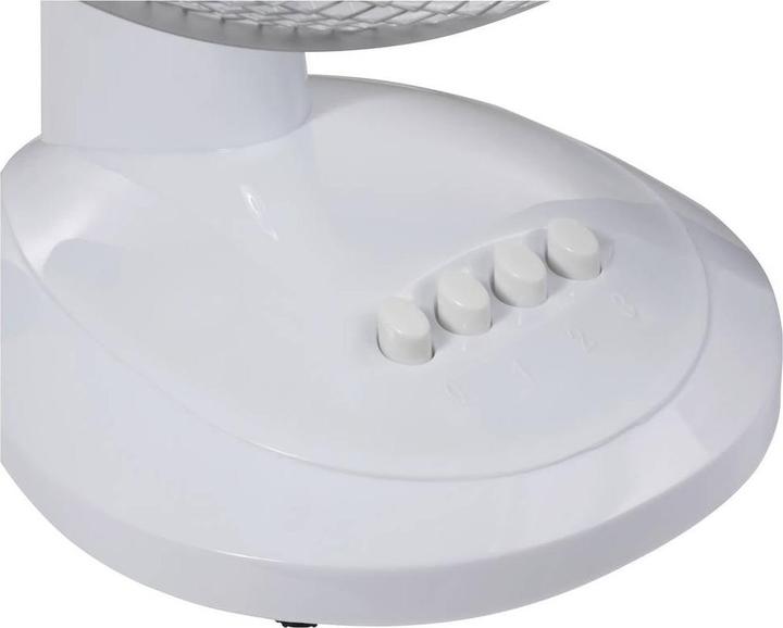 Actual product image Sygonix Tischventilator 40 W (Ø x H) 237 mm x 460 mm Weiss (49.30 dB)