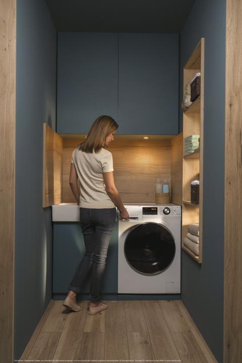 Actual product image Haier HW80-B14636N-S (8 kg, Left)