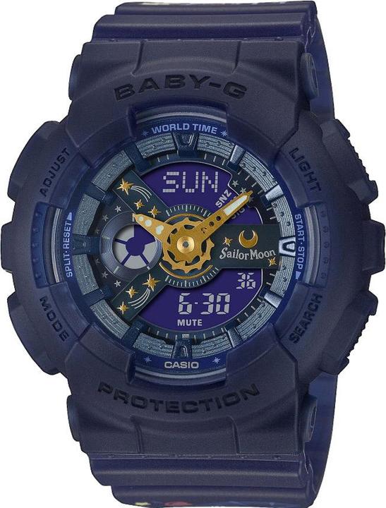Actual product image Casio Baby-G Sailor Monn Edition (Digital watch, Analogue wristwatch, 43 mm)