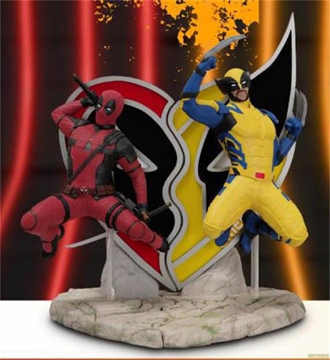 Produktbild Beast Kingdom Deadpool 3 D-Stage PVC Diorama Wolverine 16 cm
