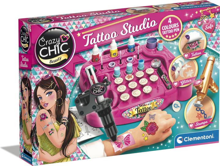 Produktbild Clementoni Crazy Chic- Tattoo Studio
