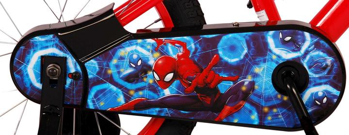 Produktbild Spiderman Marvel 16 Zoll Kinderfahrrad blau/rot mit zwei Handbremsen - Sicherheit, Komfort und Spass