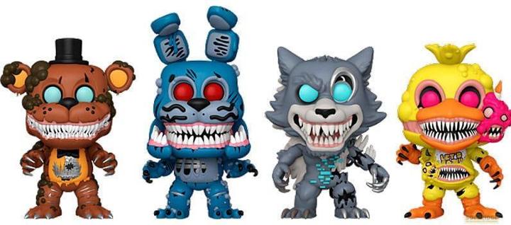 Produktbild Funko POP Pack 4 Figuren Five Nights at Freddys Exclusive