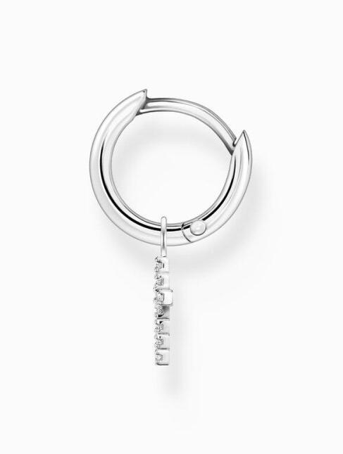 Immagine prodotto Thomas Sabo Creola singola con ciondolo a croce in argento (Argento 925)