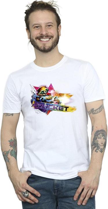 Image du produit - T-shirt GUARDIANS OF THE GALAXY ABSTRACT ROCKET RACCOON - Homme (XL)