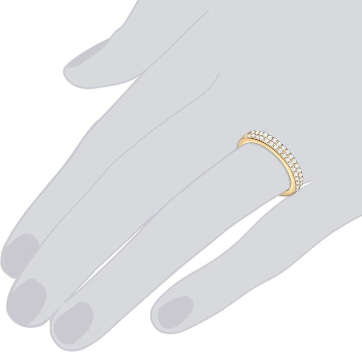 Image du produit Rafaela Donata Femme argent sterling zirconium or jaune - 11422 (52, Argent 925)