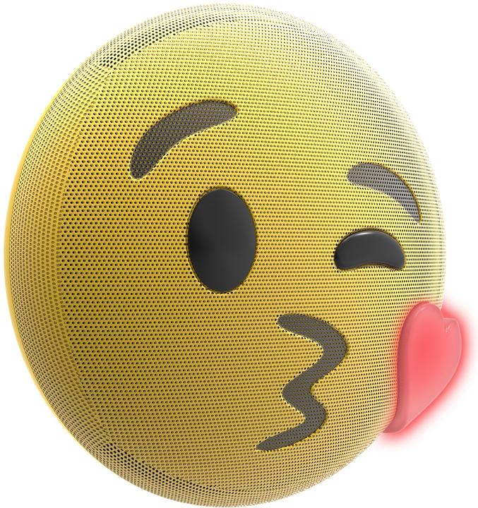 Image du produit Hmdx Jam JAM Jamoji V2 Kiss - Haut-parleur Bluetooth (6 h, Fonctionnement sur batterie)