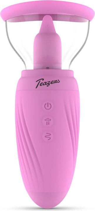 Actual product image Teazers Suction Cup with Clitoris Vibrator