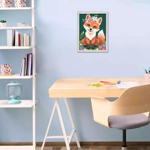 Produktbild Ravensburger Malen nach Zahlen 23765 - Blumiger Fuchs - Kinder ab 9 Jahren
