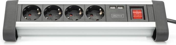 Actual product image Digitus Office socket strip (6 x, USB-A, 1.50 m)