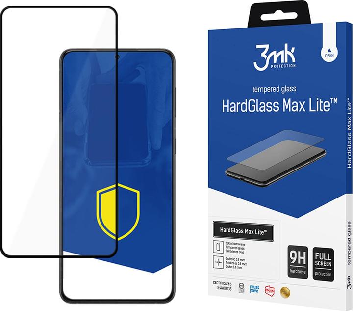Actual product image 3MK Hardglass Max Lite screen protector (1 Piece, Samsung Galaxy S22+)