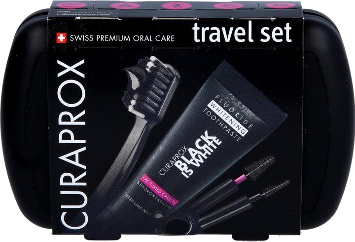 Produktbild Curaprox Travel Set Black is White (Weich, 1 x)