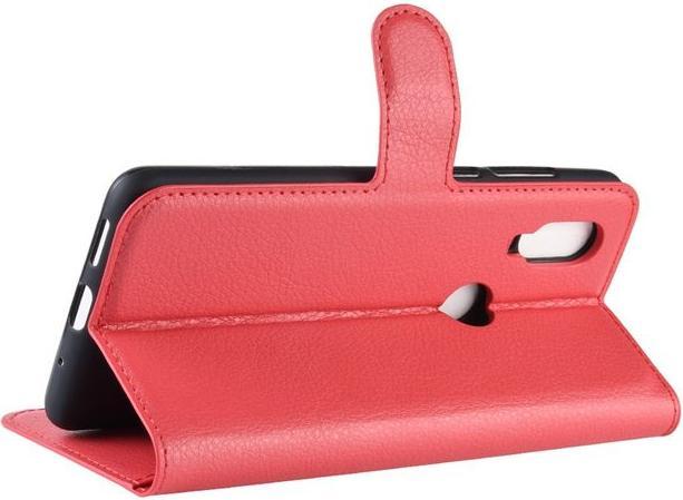 Produktbild MU Classic Litchi Leder Bookcover Series (Motorola One Vision)