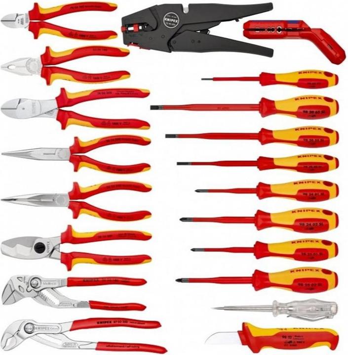 Produktbild Knipex Werkzeugkoffer Vision24 Elektro (20 Teile)