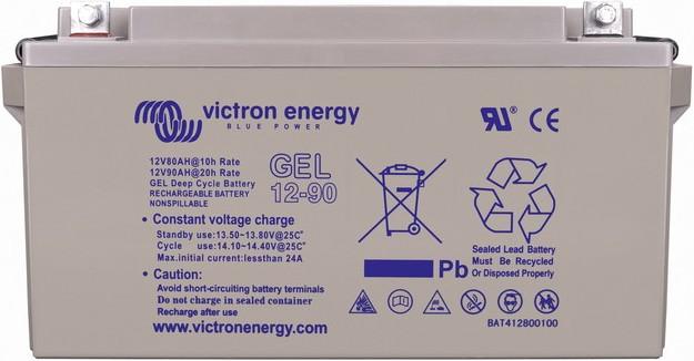 Actual product image Victron Energy 12V/66Ah GEL Deep Cycle Battery (12 V, 66 Ah)