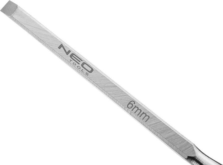 Neo Chisels 6, 12, 18, 24 mm, set of 4. Wooden handle