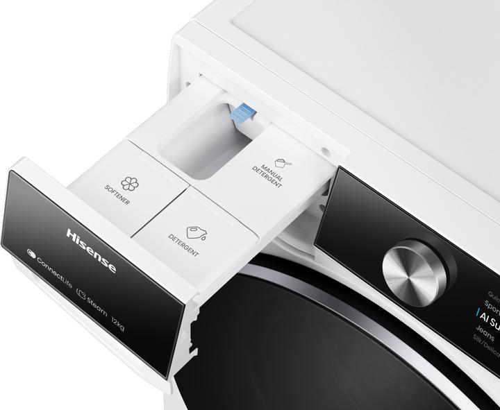 Actual product image Hisense WF7S1247BW (12 kg, Left)