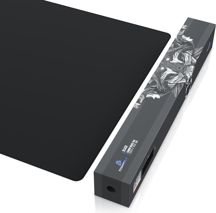 Actual product image Titanwolf Gaming mouse pad, XXXL speed gaming mouse mat, mouse pad extra large area of 2000 x 800mm, black (XXL)