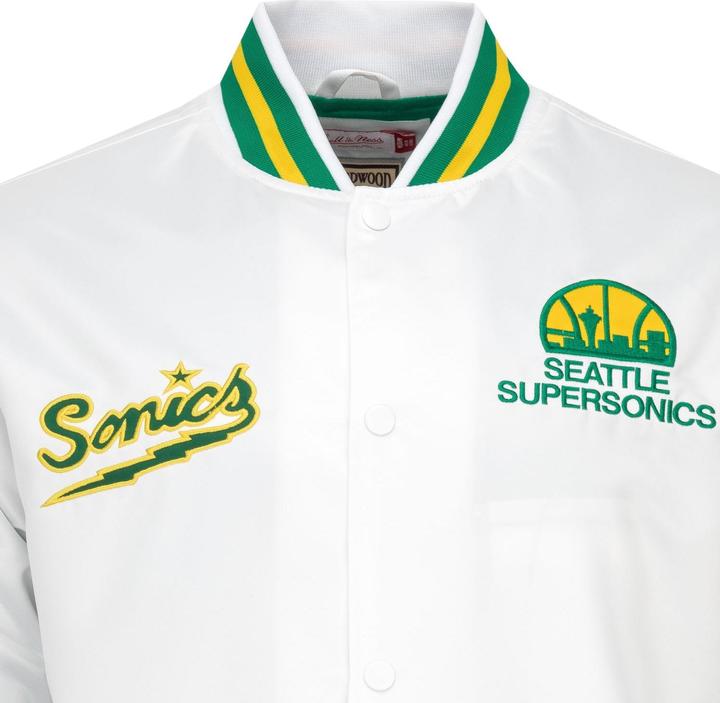 Produktbild Mitchell & Ness City Lightweight Satin Jacke Seattle SuperSonics - M (M)