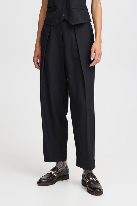 Actual product image B.young BYMMMIDDE BARREL PANTS 20815544 (36)
