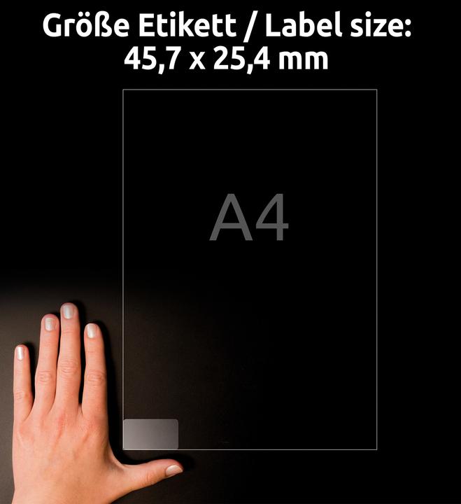 Produktbild Avery Transparente Etiketten