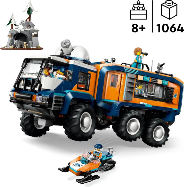 Produktbild LEGO Arktis-Truck mit Labor (60471, LEGO City)