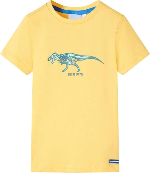 VidaXL Kinder-T-Shirt Helles Ocker 104,Material: 100 (104)